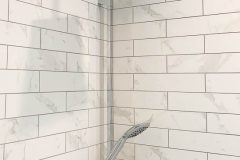 Marble-Look-tile-with-Chrome-Fixtures