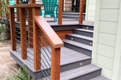 Stained-railing-decking