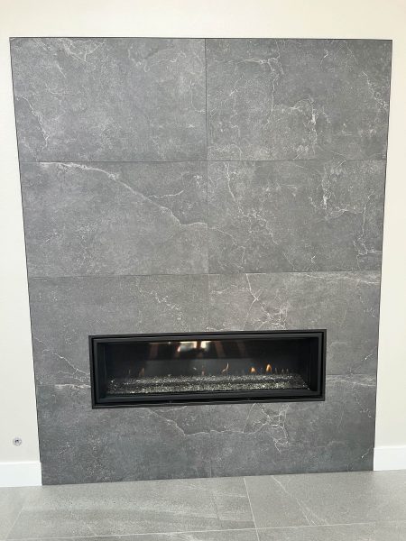 Stone-look-fireplace