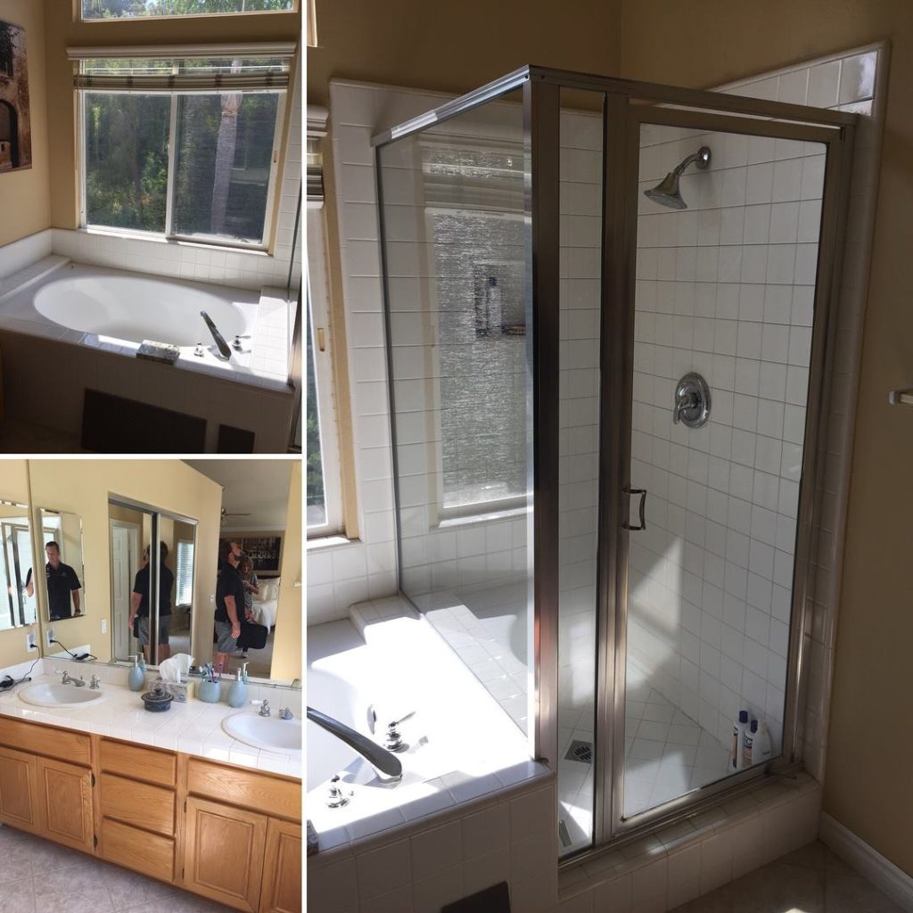 residential remodeling contractors update mission viejo bathroom before picture